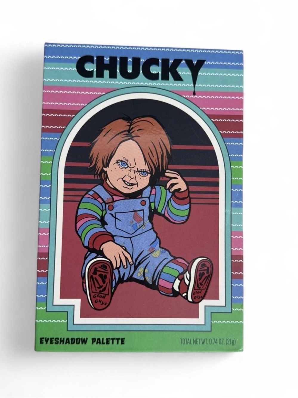 Taste Beauty Chucky Eyeshadow Palette 12 Shades Mirror Universal Studios NEW